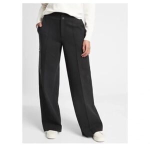 ATHLETA VENICE CHARCOAL HEATHERED wide Leg CARGO PANT Sz 4